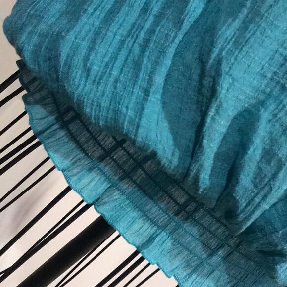 Simply Irresistible Teal Boho Blouse - Size Medium - Picture 4 of 8